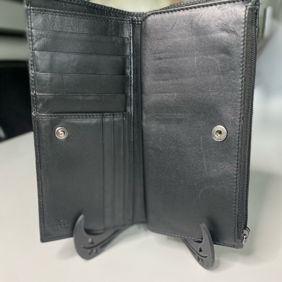 Gucci black  Monogram Wallet - Picture 4 of 7